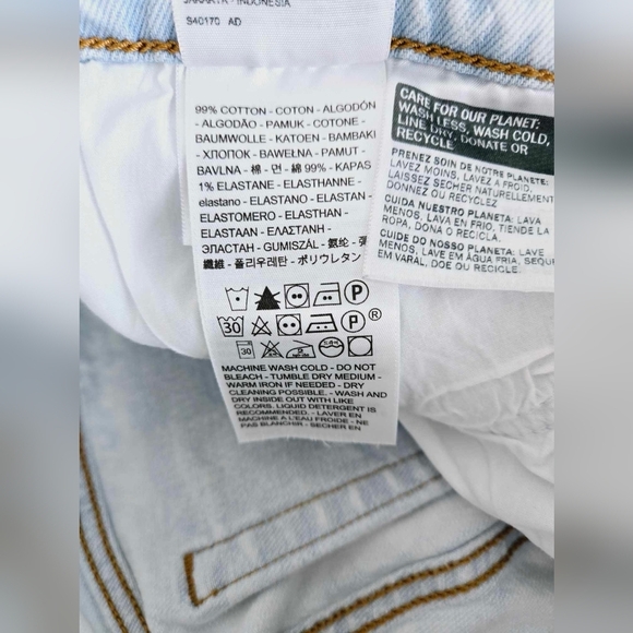 Levi's Wedgie Skinny Light Wash Size 32 Jeans - Picture 10 of 15